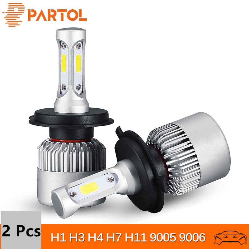 Partol ڵ LED Ʈ , 9006 H3 9012 H13 520..